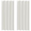 vidaXL Voile gard&iacute;na 2 pcs Rj&oacute;malitur 245 x 140 cm P&oacute;l&yacute;ester