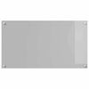 vidaXL Eldh&uacute;s Backsplash 2 pcs Lj&oacute;sgr&aacute;r 90 x 50 cm hertu&eth; gler