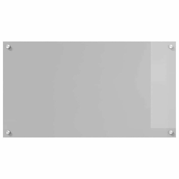 vidaXL Eldh&uacute;s Backsplash 2 pcs Lj&oacute;sgr&aacute;r 90 x 50 cm hertu&eth; gler
