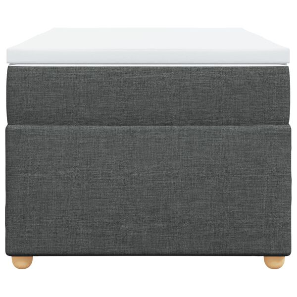 vidaXL H&oacute;lfa&eth; Springr&uacute;m D&ouml;kkgr&aacute;tt 90x200 cm Tauefni