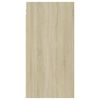 vidaXL Sj&oacute;nvarpssk&aacute;pur Sonoma Eik 30,5x30x60 cm Samsettur Vi&eth;ur