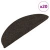 vidaXL Stigamottur Sj&aacute;lfl&iacute;mandi 20 stk Antras&iacute;t 56x17x3 cm
