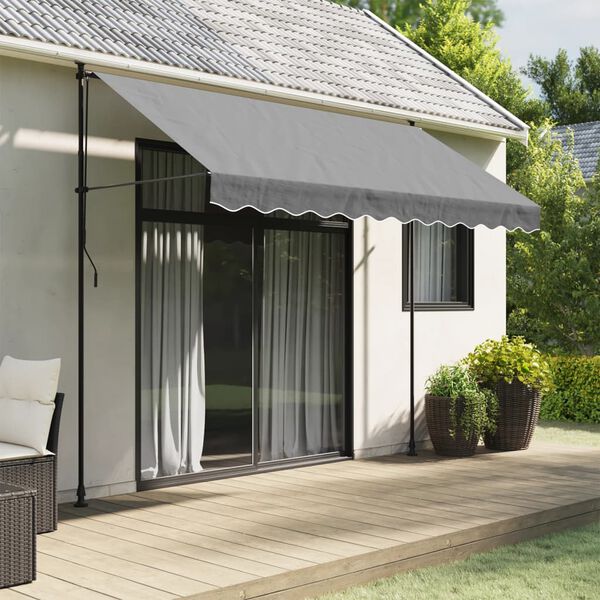 vidaXL Varaskyggniefni fyrir S&oacute;lskyggni Reykgr&aacute; 3 m