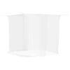 vidaXL Hangandi Mosk&iacute;t&oacute;net 156 M&ouml;skvar Hv&iacute;tt 220x200x210 cm