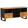 vidaXL Sj&oacute;nvarpssk&aacute;pur Corona Br&uacute;nn 100 x 33 x 46 cm Hart mang&oacute;tr&eacute;
