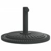 vidaXL Grunnur fyrir S&oacute;lhl&iacute;f me&eth; &Oslash;38/48 mm Stangir 12 kg Hringlaga