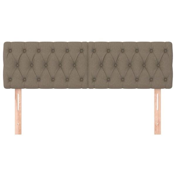 vidaXL H&ouml;fu&eth;gaflar M&oacute;gr&aacute;tt 160x7x78/88 cm Efni