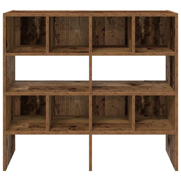 vidaXL sk&oacute;rekki 2 stk Staflanlegur Old Wood 89,5x30x40 cm