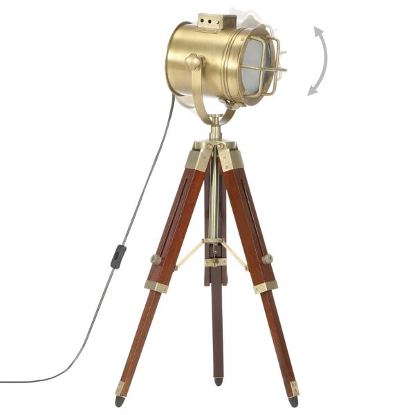 vidaXL G&oacute;lflampi &aacute; &THORN;r&iacute;f&aelig;ti Gegnheill Mang&oacute;vi&eth;ur 69 cm