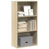 vidaXL B&oacute;kask&aacute;pur Sonoma Eik 60x30x114 cm Hanna&eth;ur vi&eth;ur