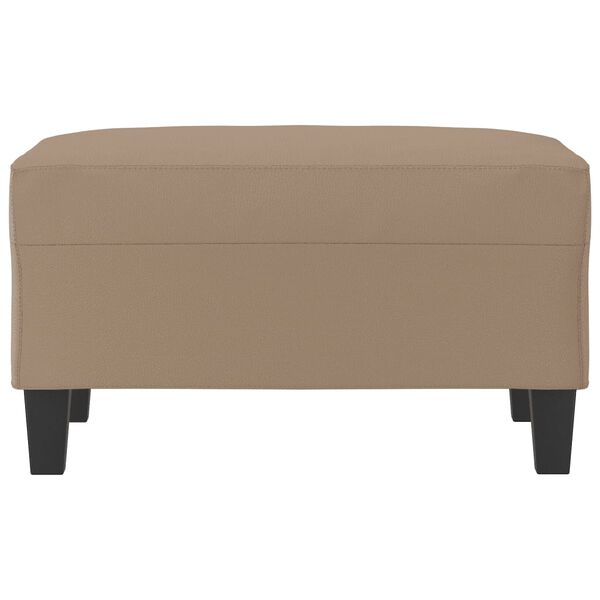 vidaXL F&oacute;tskemill Cappuccino 70x55x41 cm Gervile&eth;ur