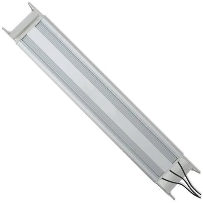 vidaXL LED Lampi í Fiskabúr 50-60 cm Ál IP67