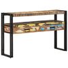 vidaXL Veggbor&eth; Marglitur 120 x 33 x 75 cm Solid endurheimt tr&eacute;