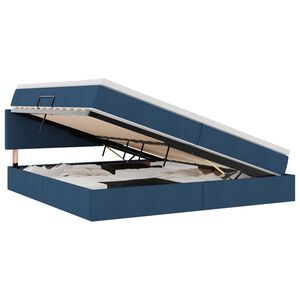 vidaXL R&uacute;m me&eth; geymslur&yacute;mi og LED me&eth; d&yacute;nu Bl&aacute;r 200 x 200 cm d&uacute;kur