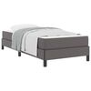 vidaXL Ramsv&iacute;k me&eth; d&yacute;nu Gr&aacute;r 90 x 190 cm d&uacute;kur