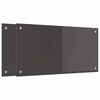 vidaXL Eldh&uacute;sbak 2 pcs D&ouml;kk gr&aacute; 80 x 40 cm hertu&eth; gler
