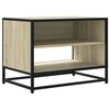 vidaXL sj&oacute;nvarpssk&aacute;pur Sonoma Eik 61x40x46 cm Hanna&eth;ur vi&eth;ur og m&aacute;lmur