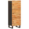 vidaXL Geymslu H&aacute;bor&eth; me&eth; hillu Br&uacute;nn 40 x 33 x 110 cm Hart mang&oacute;tr&eacute;