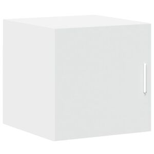 vidaXL Veggsk&aacute;pur Hv&iacute;tur 40x42,5x40 cm Samsettur vi&eth;ur