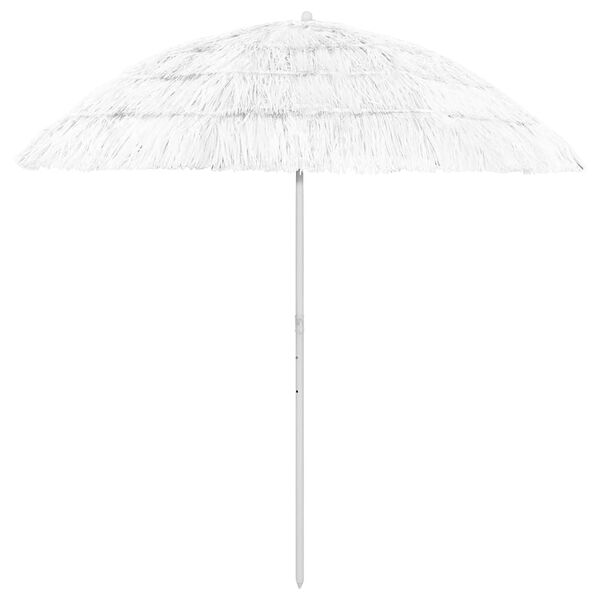 314701 vidaXL Beach Umbrella White 240 cm