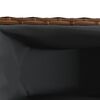 vidaXL Gar&eth;ker me&eth; 3 Pottum Br&uacute;nt 105x30x32 cm P&oacute;l&yacute;rattan