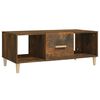vidaXL S&oacute;fabor&eth; Reyklitu&eth; Eik 102x50x40 Samsettur Vi&eth;ur