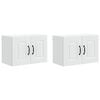 vidaXL Eldh&uacute;s sk&aacute;pur me&eth; geymslu Kalmar 2 pcs Hv&iacute;tt 60 x 31 x 40 cm