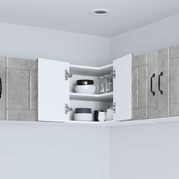 vidaXL Eldh&uacute;s sk&aacute;pur Steingri&eth; 57 x 57 x 40 cm Samsettur vi&eth;ur