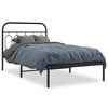 vidaXL R&uacute;mgrind &uacute;r M&aacute;lmi &aacute;n D&yacute;nu me&eth; H&ouml;f&eth;agafli Sv&ouml;rt 107x203 cm