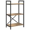 vidaXL Hilla Artisan Eik 56 x 34 x 96 cm Samsettur vi&eth;ur