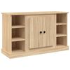 vidaXL Skenkur Sonoma Eik 100x35,5x60 cm Samsettur Vi&eth;ur