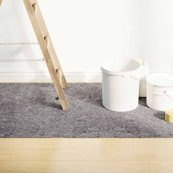 vidaXL Stamur M&aacute;lningard&uacute;kur Fl&iacute;sefni 25 m 180 g/m&sup2; Gr&aacute;r