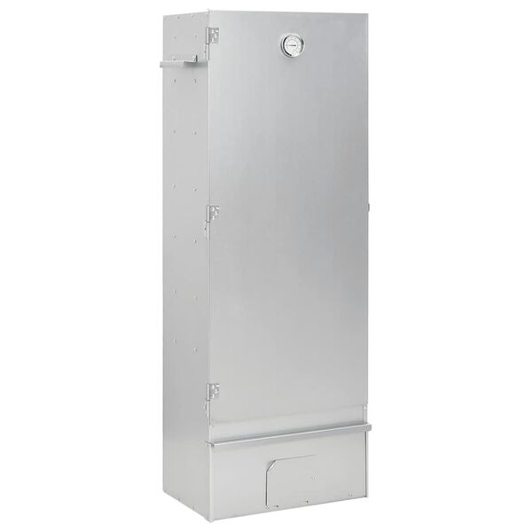 vidaXL BBQ Reykofn með Köldum Reykgjafa Sinkhúðað Stál