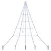vidaXL LED j&oacute;latr&eacute; me&eth; jar&eth;sp&yacute;tum me&eth; 112 LED Bl&aacute;r 182 cm metal