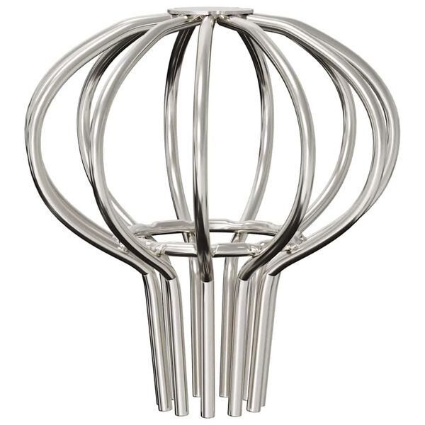 vidaXL &THORN;akrennu laufv&ouml;rn 2 pcs Silfur 50 mm Ry&eth;fr&iacute;tt St&aacute;l