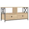 vidaXL Sj&oacute;nvarpssk&aacute;pur Sonoma Eik 90x33x45 cm Samsettur Vi&eth;ur og J&aacute;rn