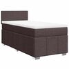 vidaXL H&oacute;lfa&eth; Springr&uacute;m me&eth; D&yacute;nu D&ouml;kkbr&uacute;nt 90x200 cm Tauefni