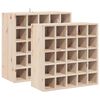 vidaXL V&iacute;nrakki 2 pcs N&aacute;tt&uacute;rulegur 56 x 25 x 56 cm Solid furuhikk