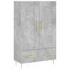 vidaXL H&aacute;r Sk&aacute;pur Steypugr&aacute;r 69,5x31x115 cm Samsettur Vi&eth;ur