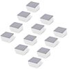vidaXL LED innfelld lj&oacute;s 12 stk 100x100x68 mm