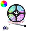 vidaXL LED strimill 2 pcs Svartur og gegnheill 4000 mm Kopar og plast