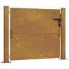 vidaXL Gar&eth;hli&eth; 100x100 cm &uacute;r corten st&aacute;li