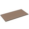 vidaXL Veggþil 12 stk. Cappuccino-brún 30x15 cm Gervileður 0,54 m²