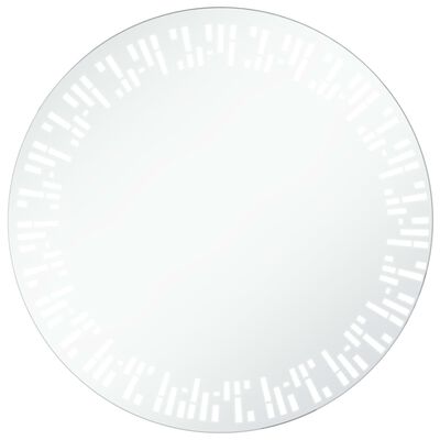 vidaXL LED Spegill fyrir Baðherbergi 70 cm