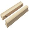 vidaXL Beinn handfang 2 pcs Einstaka vi&eth;artegund 130 x 25 x 30 mm