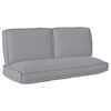 vidaXL P&uacute;&eth;asett 3 pcs Gr&aacute;r Oxford efni