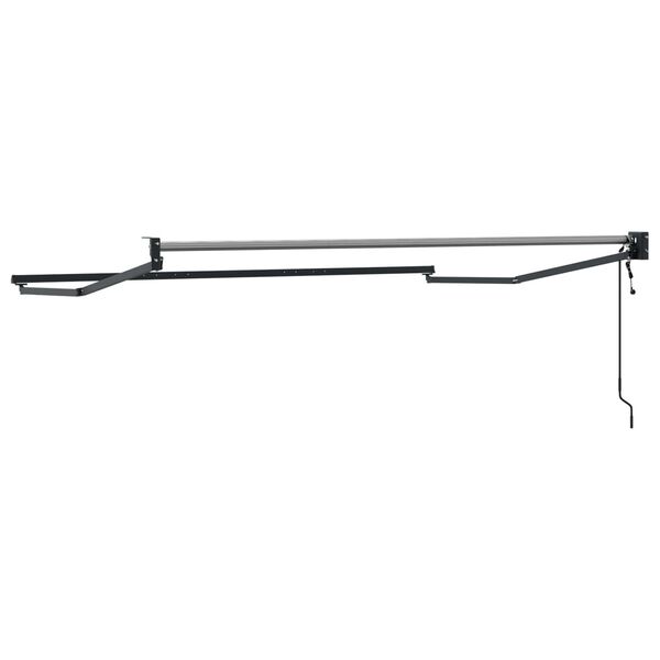 vidaXL Rafmagns afturkr&aelig;f skuggak&aacute;pugrind Antras&iacute;t 3,5 x 2 m &Aacute;l