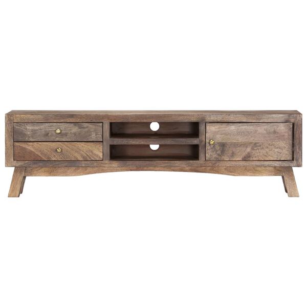 247996 vidaXL TV Cabinet 140x30x40 cm Solid Mango Wood