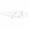 vidaXL Gr&oacute;&eth;urh&uacute;s me&eth; St&aacute;lgrind Hv&iacute;tt 110 m&sup2; 22x5x2,3 m