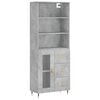 vidaXL H&aacute;r Sk&aacute;pur Steypugr&aacute;r 69,5x34x180 cm Samsettur Vi&eth;ur